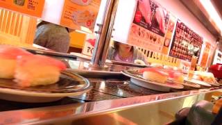 preview picture of video 'Conveyor belt sushi restaurant Hama sushi'