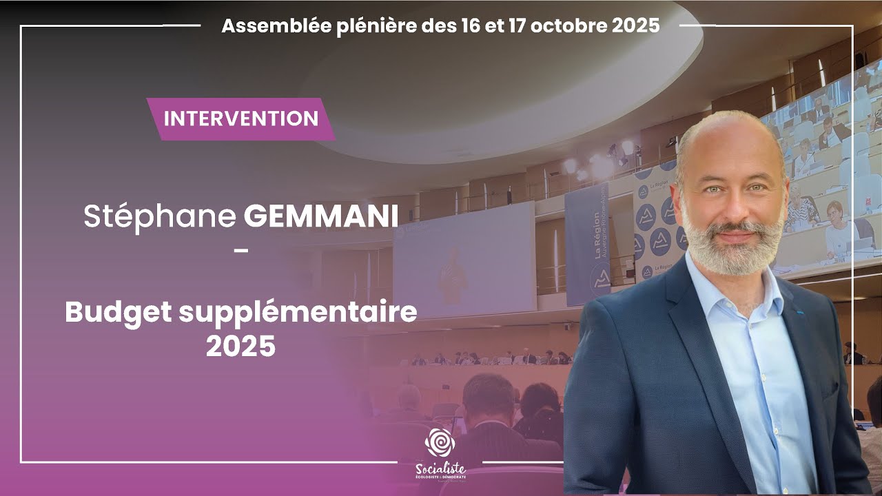 Budget Supplémentaire 2025 - S. Gemmani