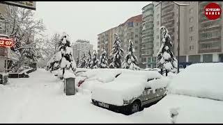 SEYDİŞEHİRDE KAR YAĞIŞI ETKİLİ OLUYOR