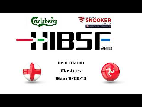 HIBSF Live Stream 2018 - England A (Mark Ball) vs Isle of Man (Paul Smyth) in the Masters