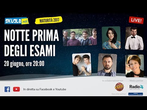 Maturità: notte Prima degli esami 2017