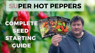 Starting Superhot Peppers from seed: Indoors