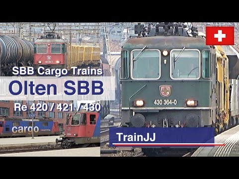 SBB Re 420 - Re 421 - Re 430 Cargo Trains Special | Olten SBB | Re 4/4 II - Re 4/4 III | Güterzüge