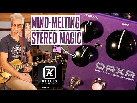 Keeley Oaxa Dual True Stereo Phaser 2025 - Present - Purple image 8