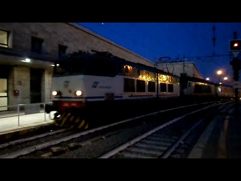 E656.568 + E402.033 guasta, in arrivo a Roma Termini sull' IC 541 proveniente da Ancona!