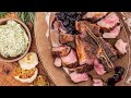 How To Make Pork Shoulder Steak with Cherry Compote and Herbed Butter By Angie Mar