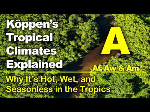 Köppen’s A Climate zones Explained - Hot, Wet, and Season-less Tropics