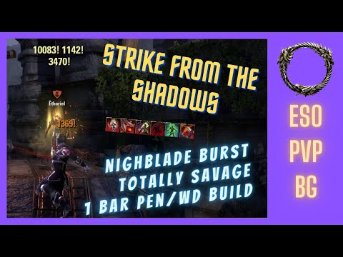 💥NightBlade Burst PVP Build ESO💥