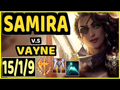 HOLYPHOENIX (SAMIRA) vs VAYNE - 15/1/9 KDA BOTTOM ADC CHALLENGER GAMEPLAY - EUW