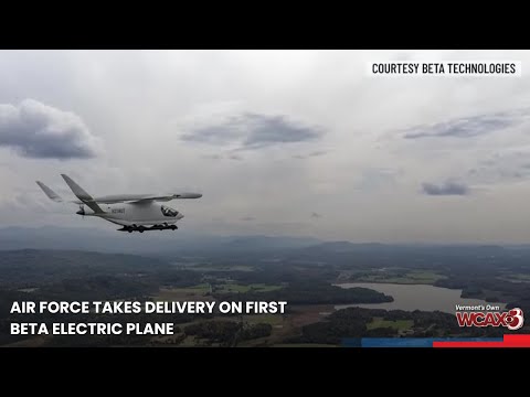 Air Force takes delivery on first Beta electric plane