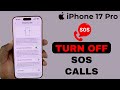 How To Disable Emergency SOS Button Combo On IPhone 17 17 Pro