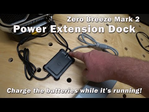 Zero Breeze Mark 2 Power Extension Dock - Charge While It's Running!