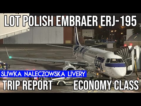 YouTube thumbnail for LOT - Polish Airlines Embraer 195 and Legacy 1000