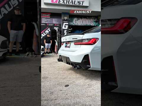 BMW m340 get exhaust upgrade.