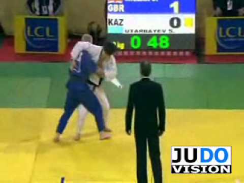 JUDO 2008 Tournois de Paris: James Miller (GBR) - Salamat Utarbayev (KAZ)