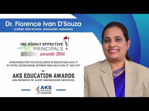100 Highly Effective Principals of 2016 - Florence Ivan D'Souza