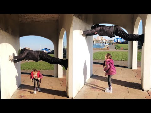 Man Climbing Wall Like Spiderman During Workout || WooGlobe