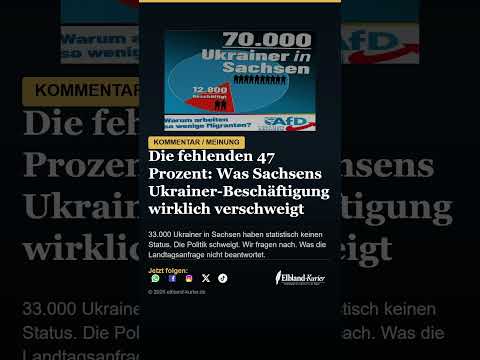 70.000 Ukrainer in Sachsen