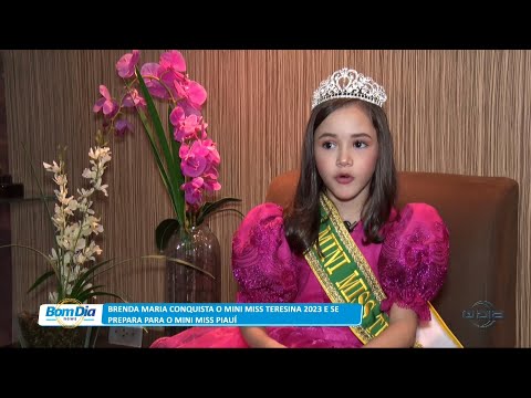 Brenda Maria conquista o Mini Miss Teresina 2023 e se prepara para o Mini Miss Piauí 01 03 2023