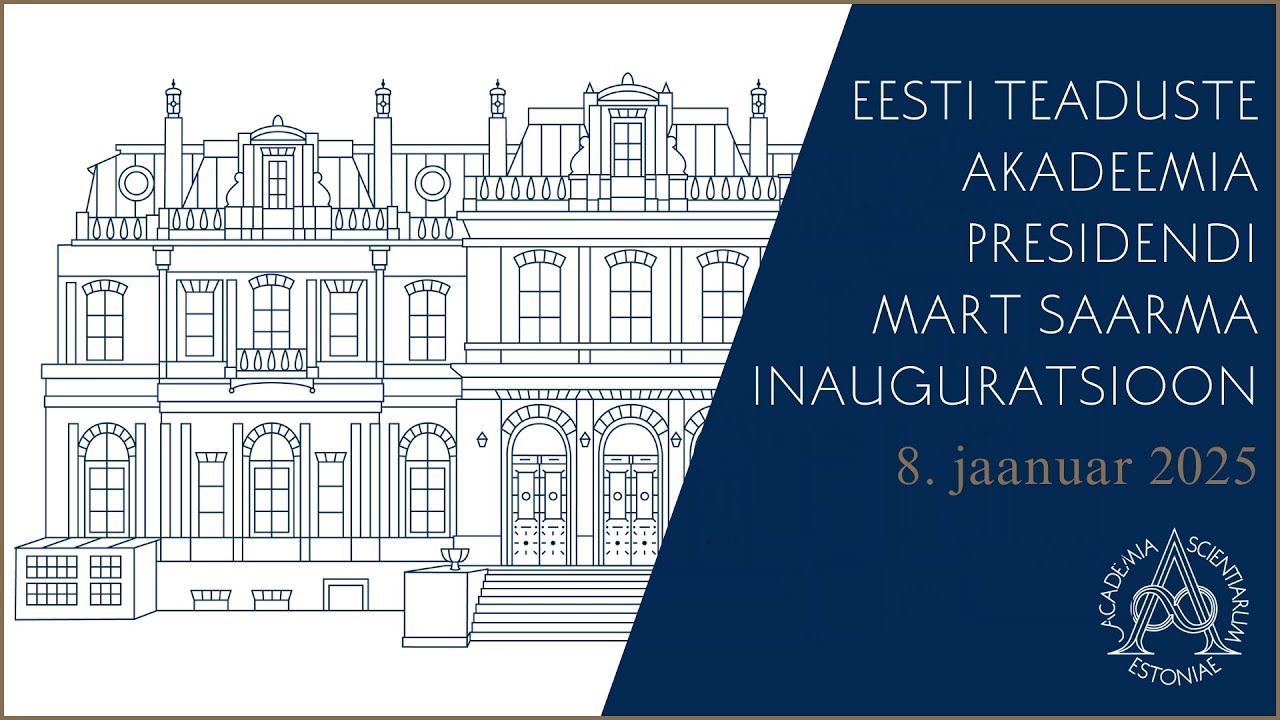 Eesti teaduste akadeemia presidendi Mart Saarma inauguratsioon. 8. jaanuar 2025