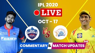 CSK Vs DC  Match Live Score | IPL 2020 Live Tamil | Chennai Super Kings Vs Delhi Capitals