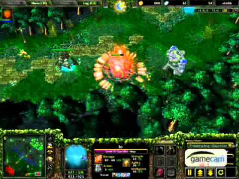 Dota v6.68b, Io the Aggro-Wisp (clips from July 3rd 2010)