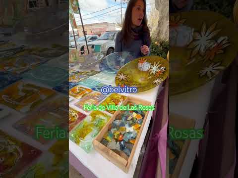 Vitrofusion ARTESANAL🤩, me encantó este puesto en la Feria de Villa de las Rosas, Córdoba,Argentina