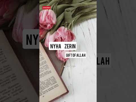 Arabic double names for girl start with N/unique muslim girls name #shortsvideo #arabic #trending