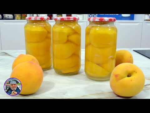 Como hacer Melocotón en almíbar y en conserva By #javierromero