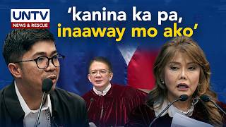 Prosec witness Wamil, isinumbong ni Senator-judge Imee sa Presiding officer, witness, nag-sorry