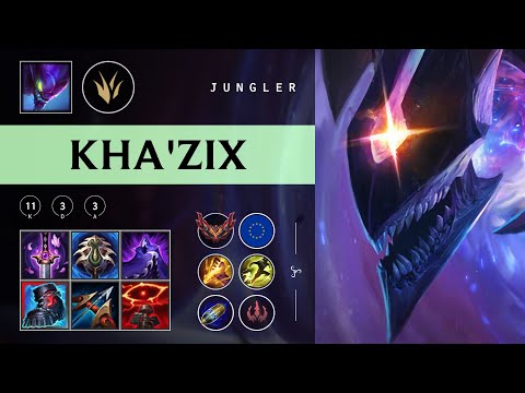 Kha'Zix Jungle vs Nidalee - EUW Grandmaster Patch 25.24