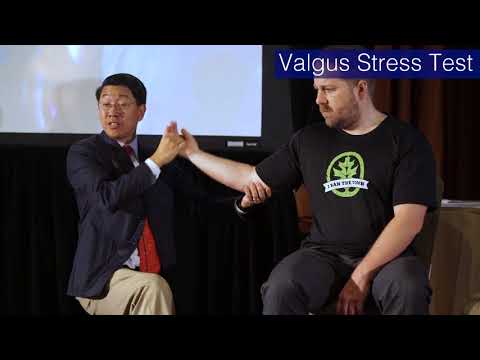 Dr Anthony Luke, MD, MPH, presents Elbow Exam at UCSF Primary Care Sports Medicine Conference