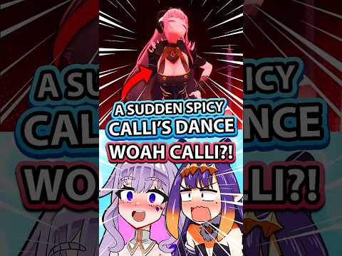 Calli SPICY Dance Just Activated Everyone's Neuron! [Biboo Nerissa Calli] #vtuberclips #hololiveen