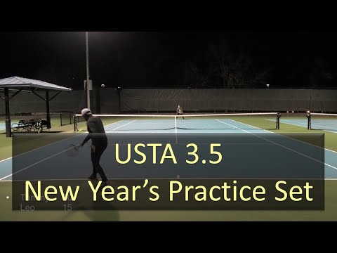 Tennis with Leo 2 - USTA 3.5 Singles - Full Set