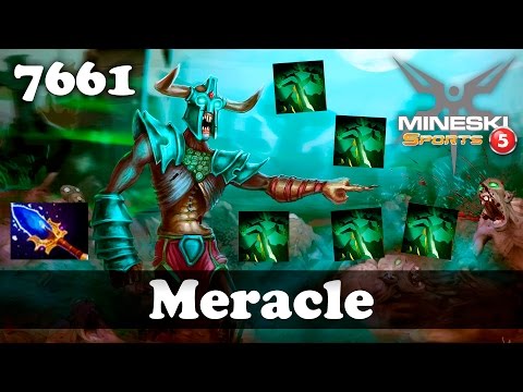 Meracle Undying with Aghanim | 7661 MMR Dota 2