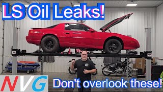 LS Engine Oil Leak- Check these areas first!