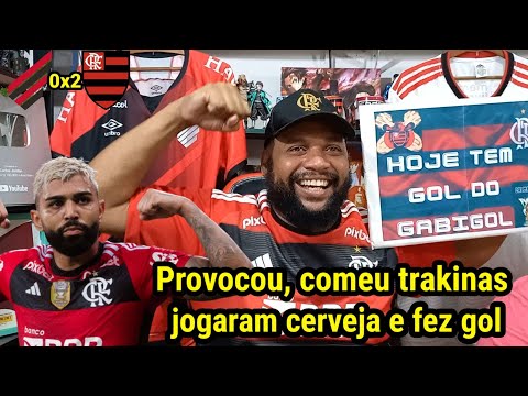 REACT ATHLETICO PR 0X2 FLAMENGO l GABI JÁ PODE FAZER EXAME DE DNA, É O PAI DO FURACÃO