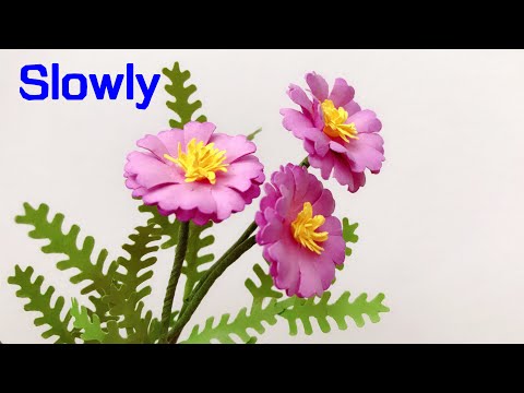 ABC TV | How To Make Paper Flower With Shape Punch #9 (Slowly) - Craft Tutorial