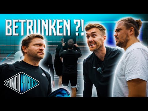 Unser Zuspieler ist BETRUNKEN beim TRAINING 🥴😂 | Eintracht SPONTENT Trainingsvlog