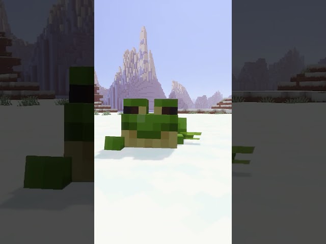Snowy Swamps For Frogs Sake. Minecraft Data Pack