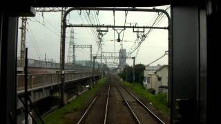 preview picture of video '京王電鉄京王線・前面展望 つつじヶ丘駅～柴崎駅 Train front view'