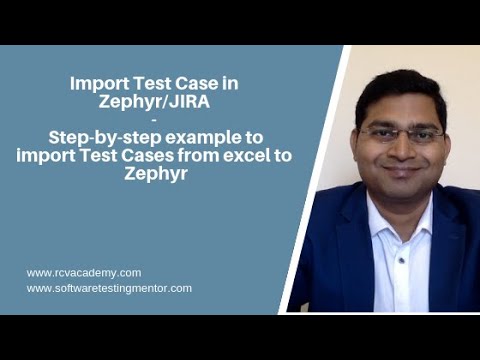 Import Test Case in Zephyr JIRA Zephyr Test Case import demo