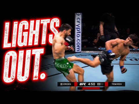 Ramazan Temirov KOs Steve Erceg in Round 1 at UFC Abu Dhabi