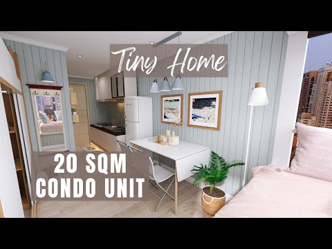 Gorgeous Modern Chic 20 Sqm Tiny Home Studio Condo Apartment Unit
