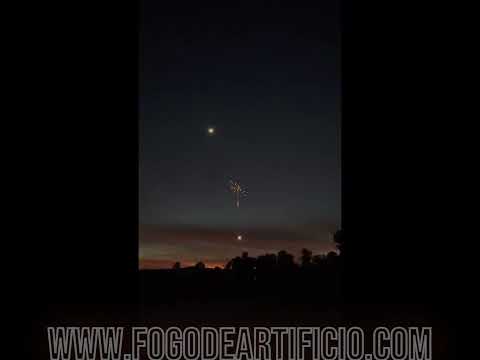 Bateria Fogo de Artifício 25 Disparos Crackling Titanium (Morteiros F3)