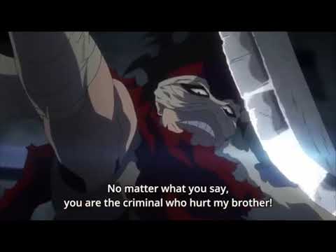 Midoriya, Linda, Shouto vs the hero killer stain English sub