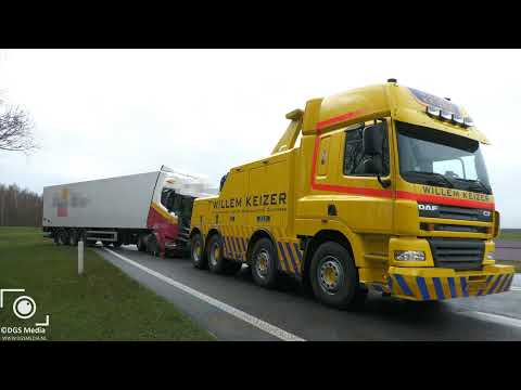 23 03 2023 Zeer ernstige aanrijding tussen personenauto en vrachtauto N366 Ter Apel