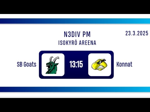 N3D PM SB Goats - Konnat 1315, 23.3.2025 Isokyrö Areena