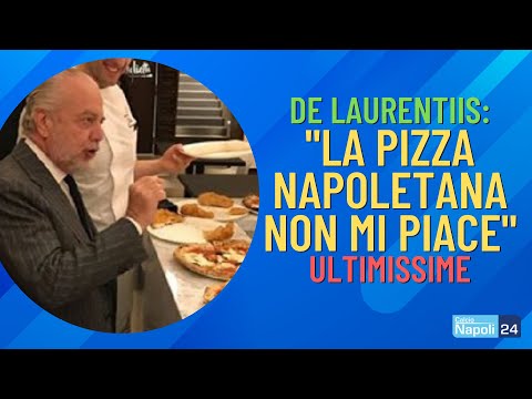 De Laurentiis: "Non mi piace la pizza napoletana! Meglio la romana con i frutti di mare"