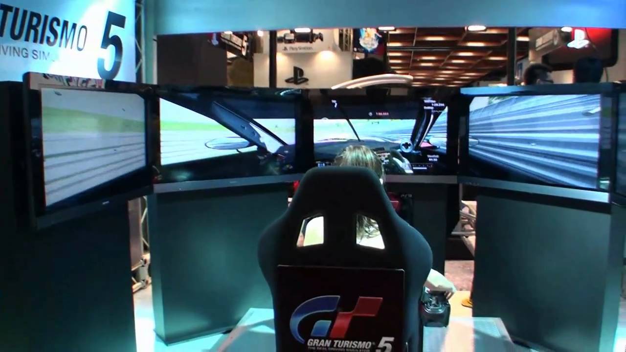 Now You Can Play Gran Turismo 5 On Five HDTVs